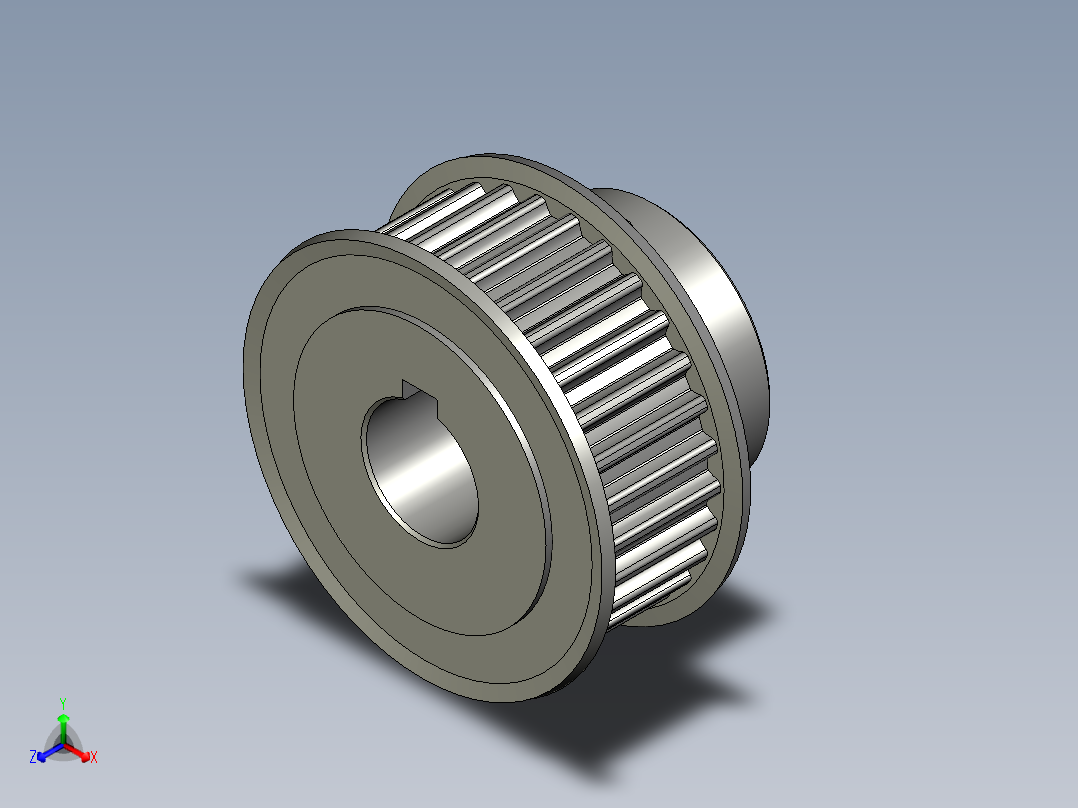 S030-01-00-怡合达-EBJ21-S5M150-30-B-N-d16正等轴测图