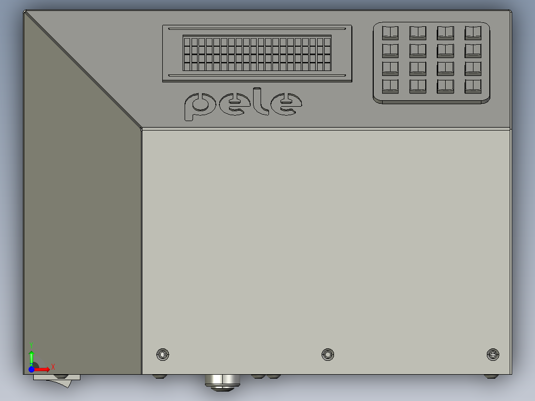 定位设备控制箱-dtk前视图