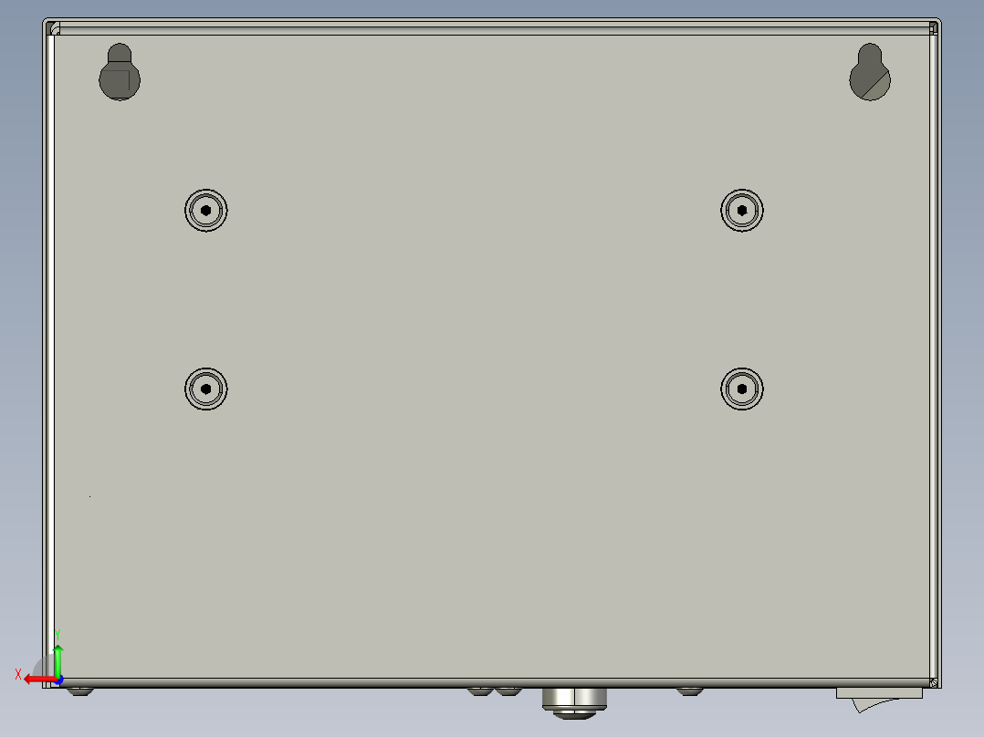 定位设备控制箱-dtk后视图
