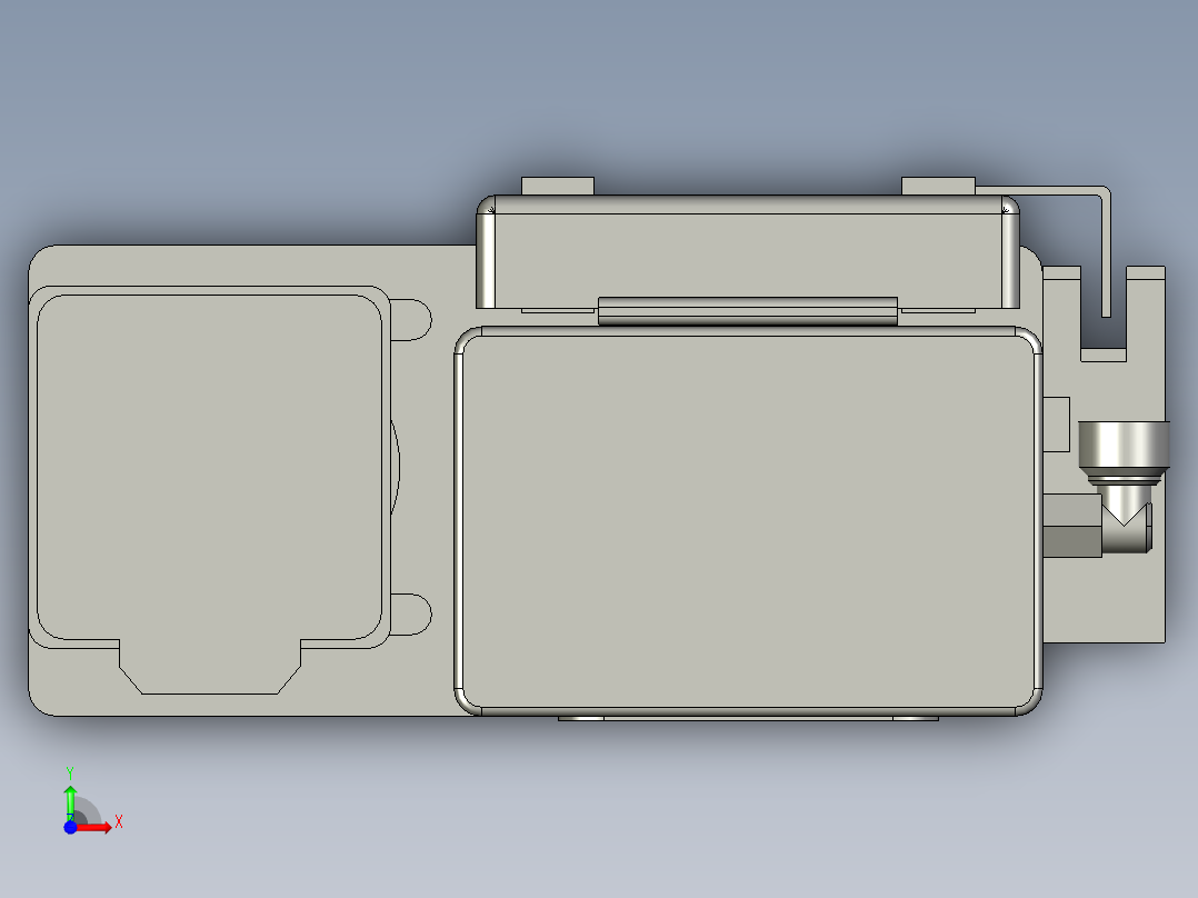 KCH6M-600-BL-P10-C4装配体前视图