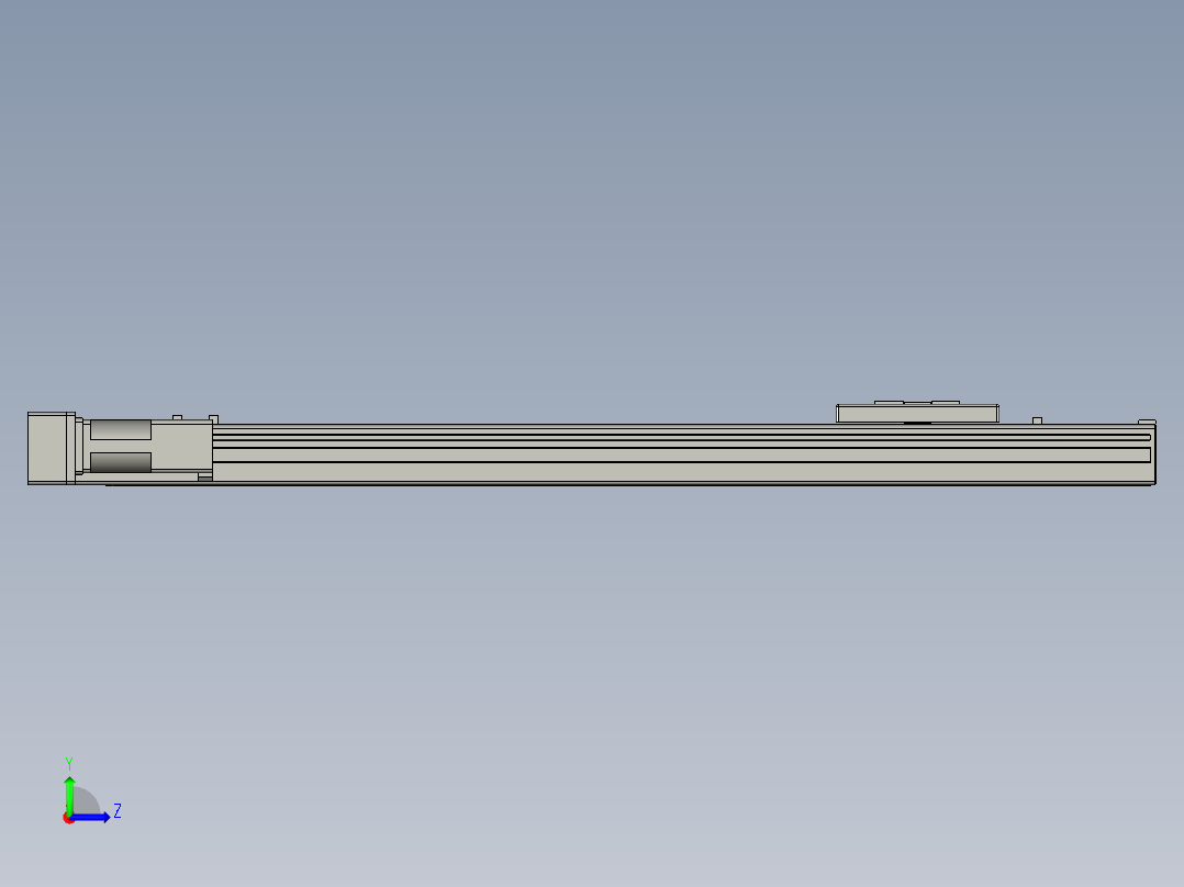 KCH6M-600-BL-P10-C4装配体左视图
