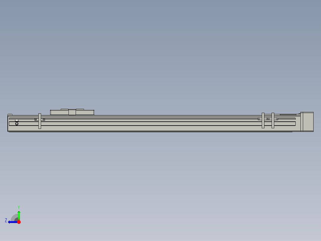 KCH6M-600-BL-P10-C4装配体右视图