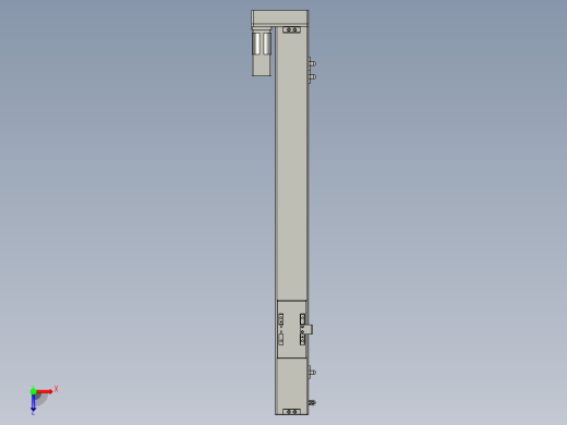 KCH6M-600-BL-P10-C4装配体俯视缩略图