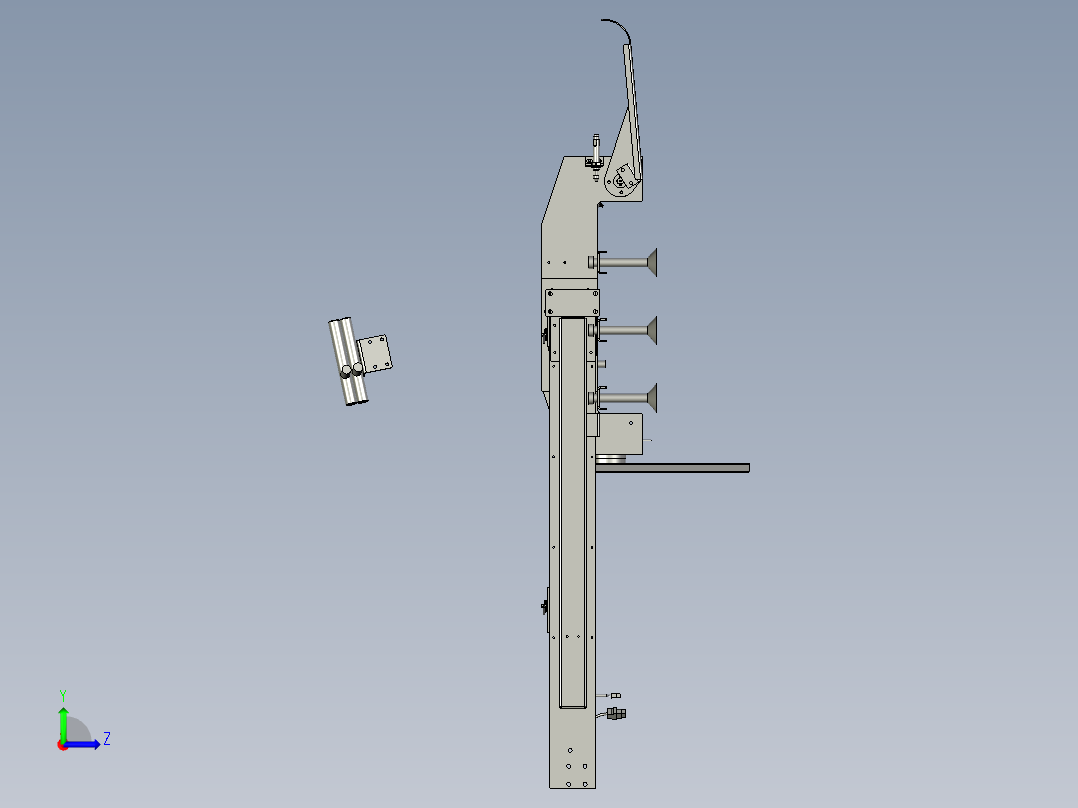 1-吸箱组件左视图