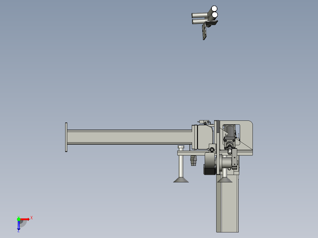1-吸箱组件俯视图