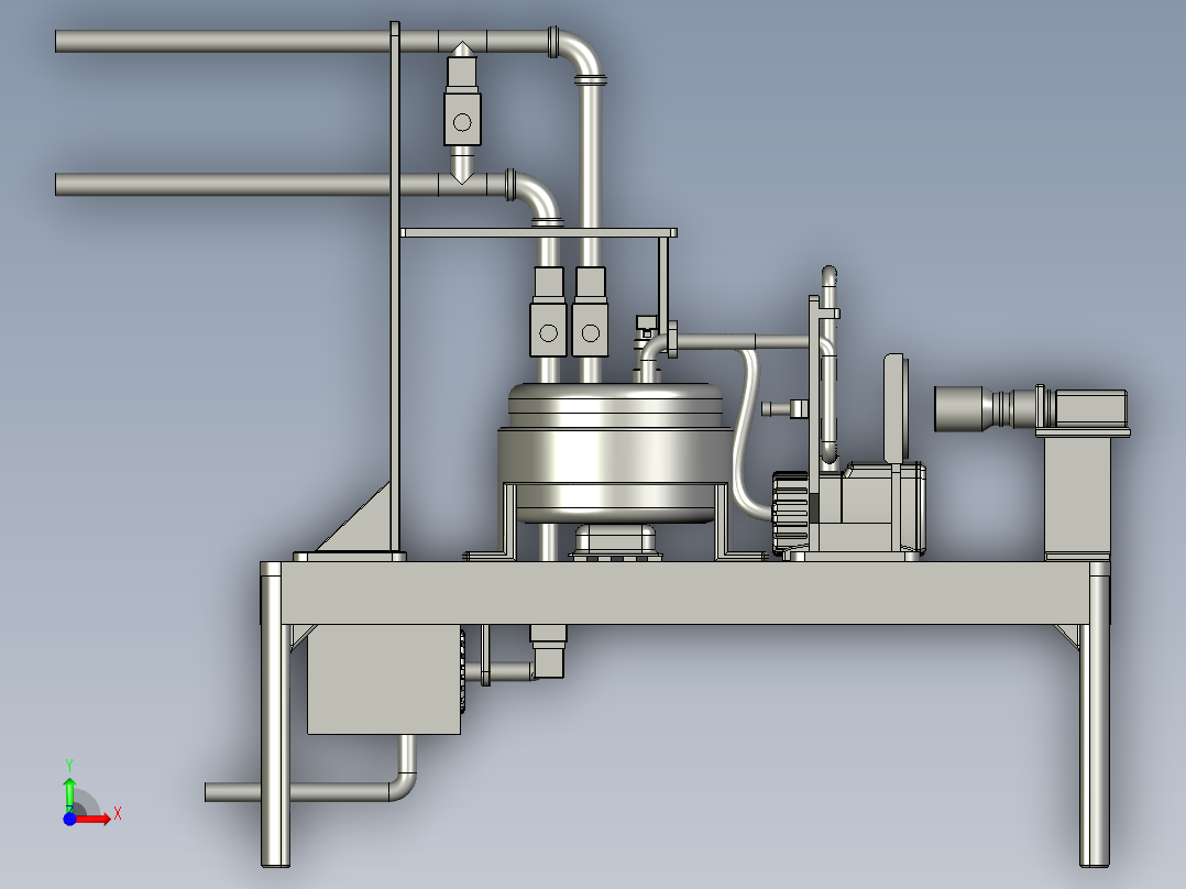 水环境治理用智能化水质分析装置前视图