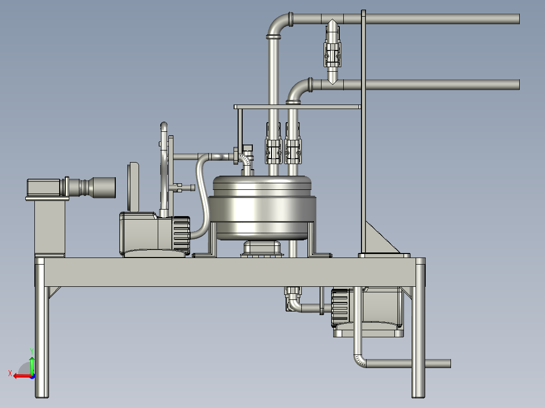 水环境治理用智能化水质分析装置后视图