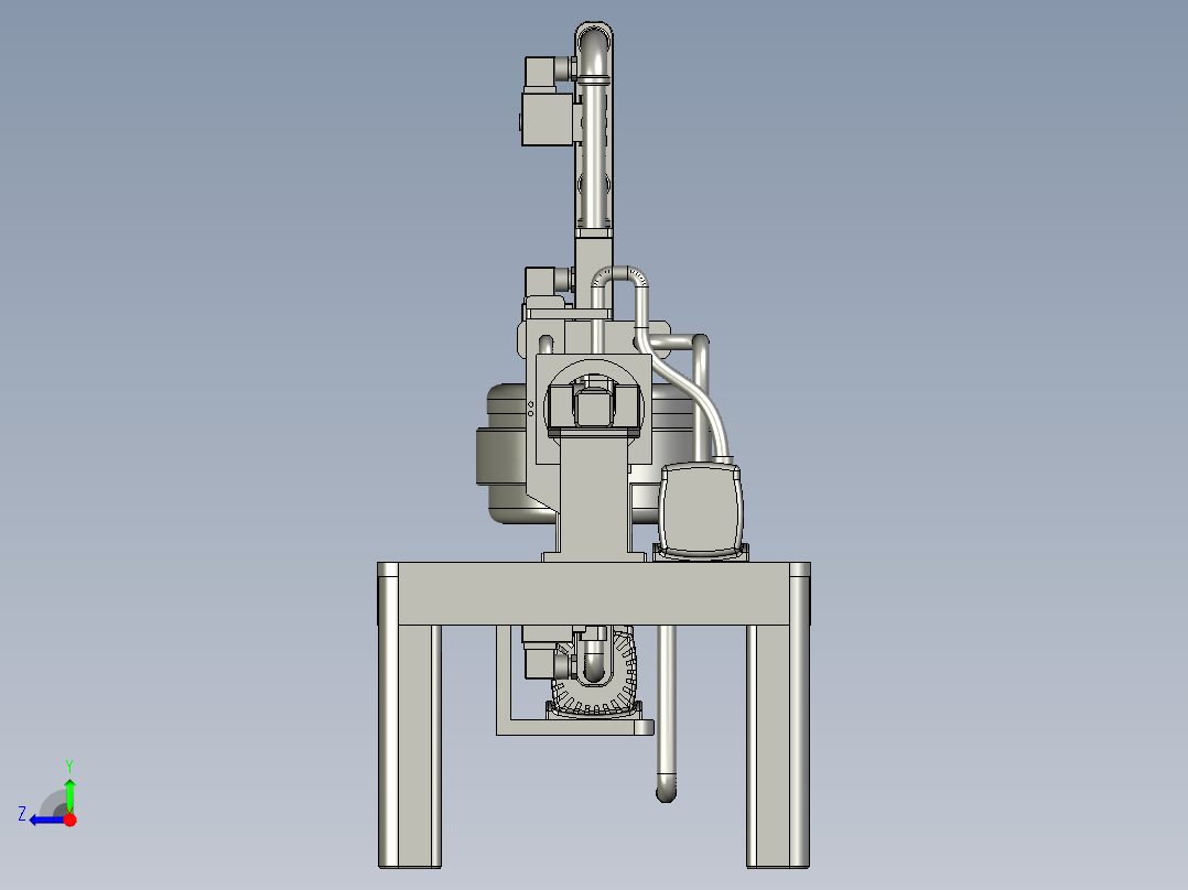 水环境治理用智能化水质分析装置右视图