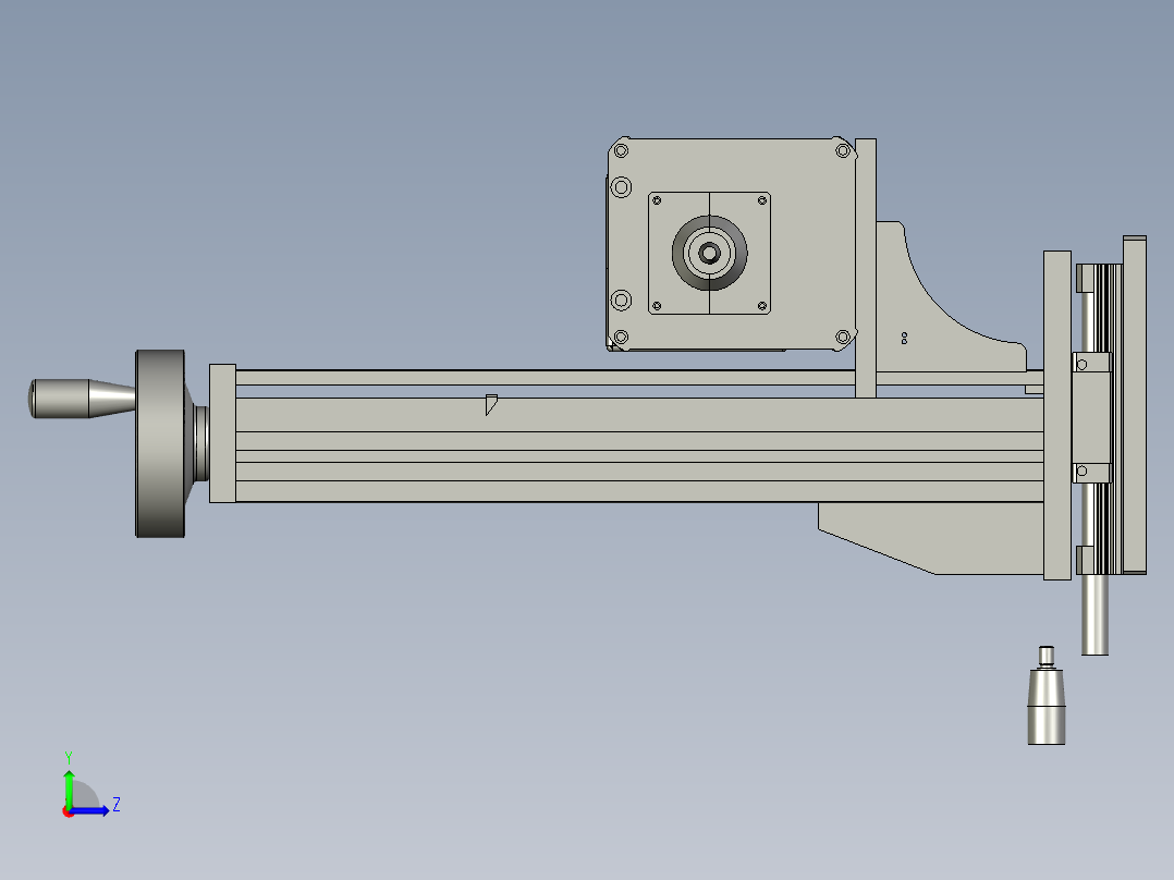 在线式-H010-打标机构左视图