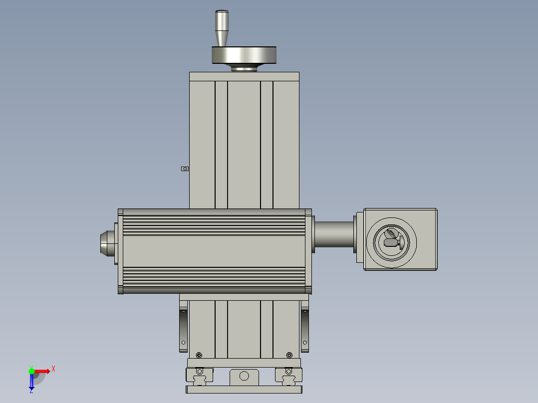 在线式-H010-打标机构俯视图