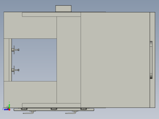 M060-转子三段-二段-一段加热箱上部右视缩略图