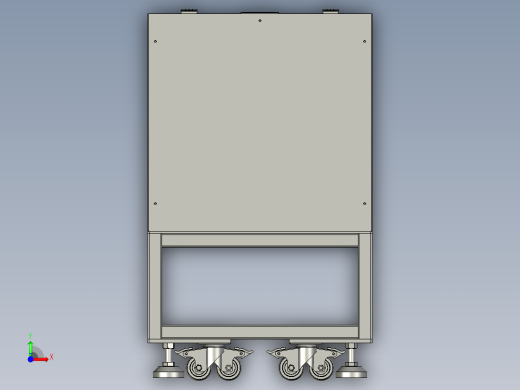 振动盘安装机架前视缩略图
