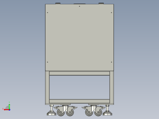 振动盘安装机架后视缩略图