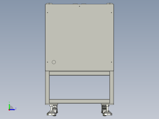 振动盘安装机架左视缩略图