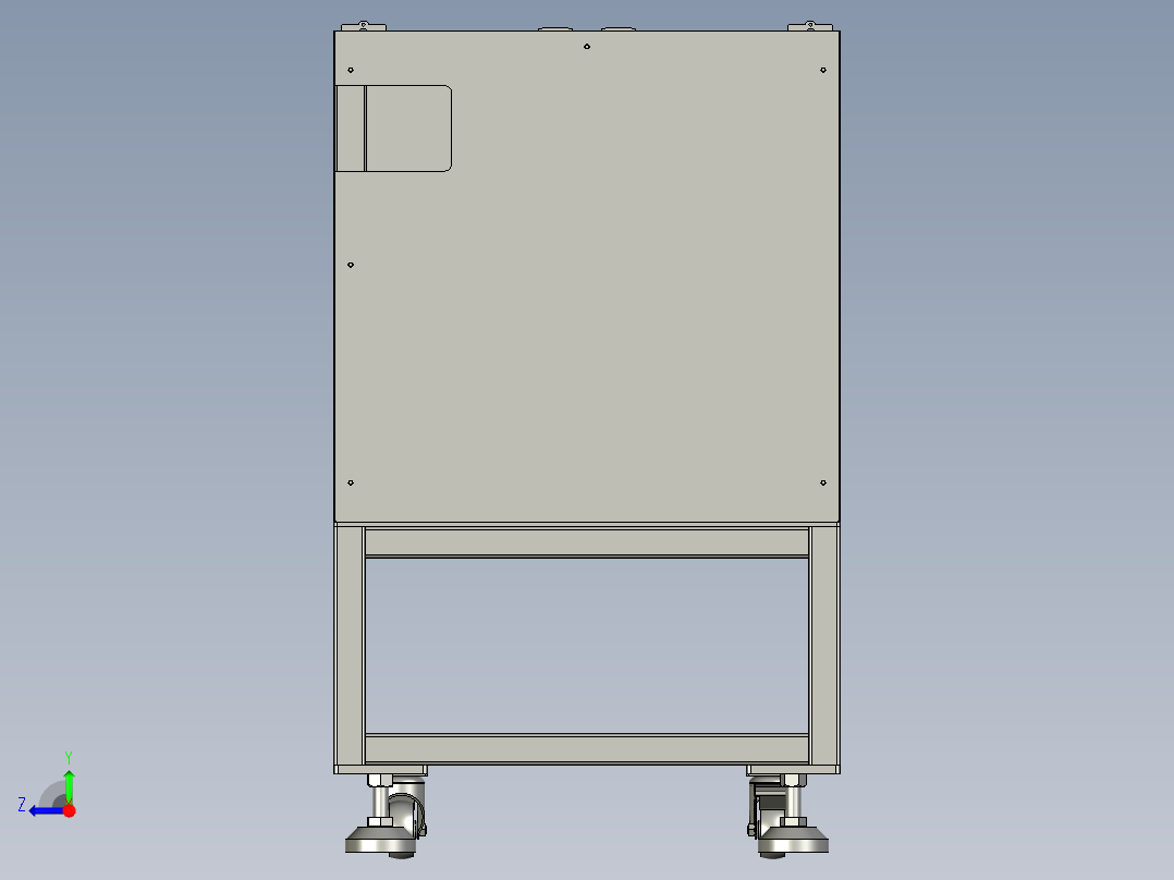 振动盘安装机架右视图