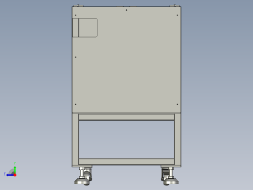 振动盘安装机架右视缩略图