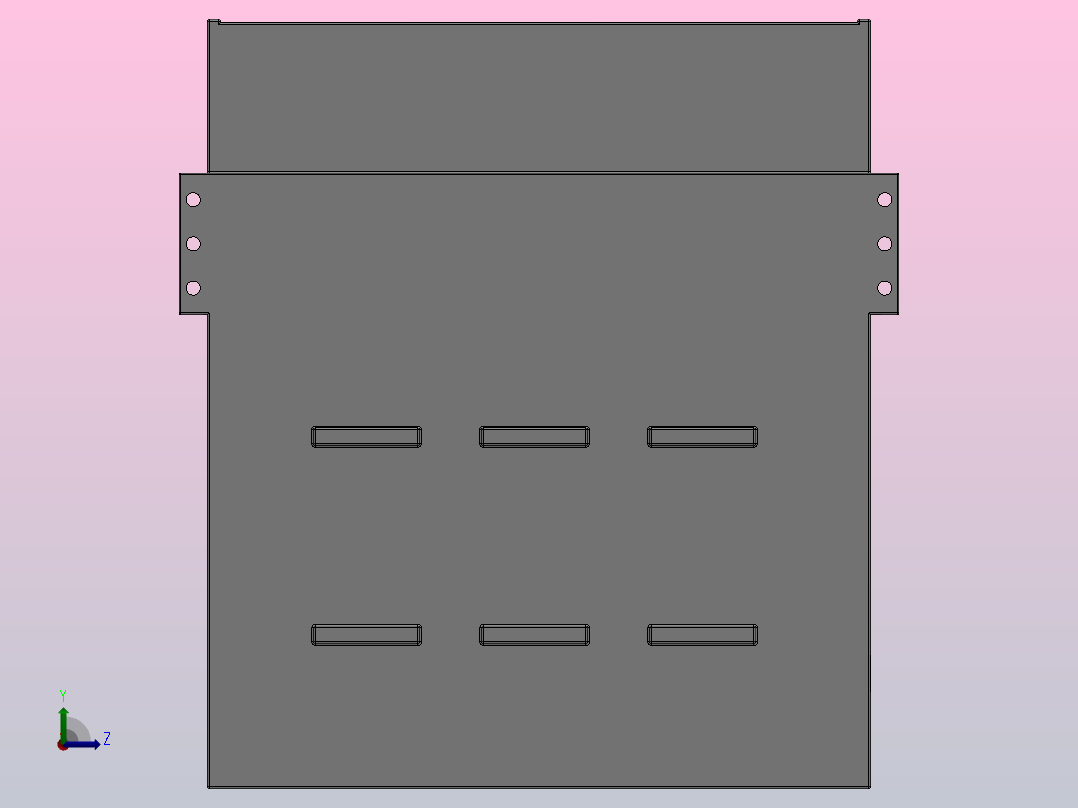 TGW45-2000系列 3极╱4极抽屉式断路器[TGW45-2000╱3P]左视图