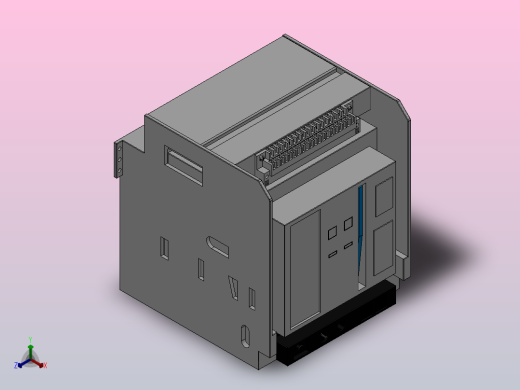 TGW45-2000系列 3极╱4极抽屉式断路器[TGW45-2000╱3P]正等轴测缩略图