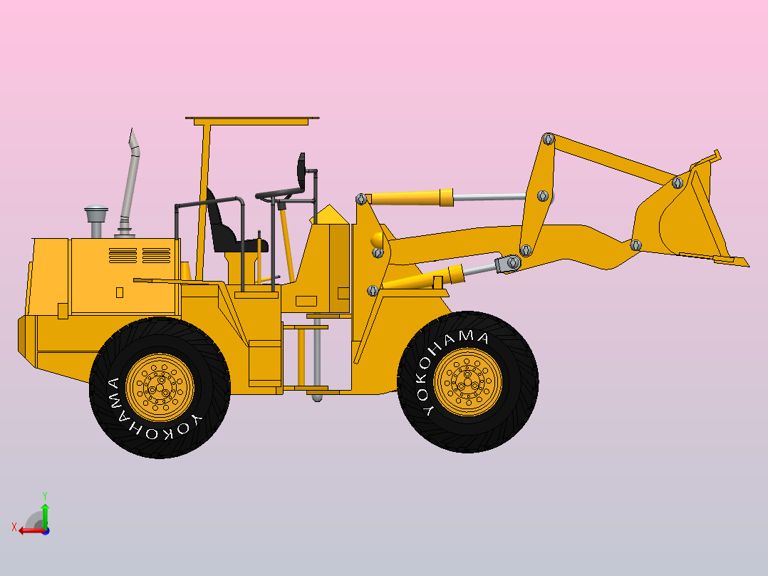 16 铲车 (12)后视图