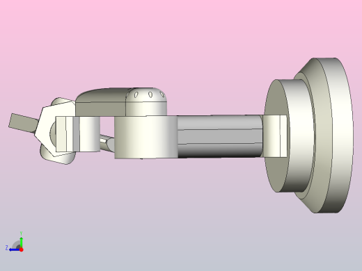 机械加工的机器人手臂右视缩略图