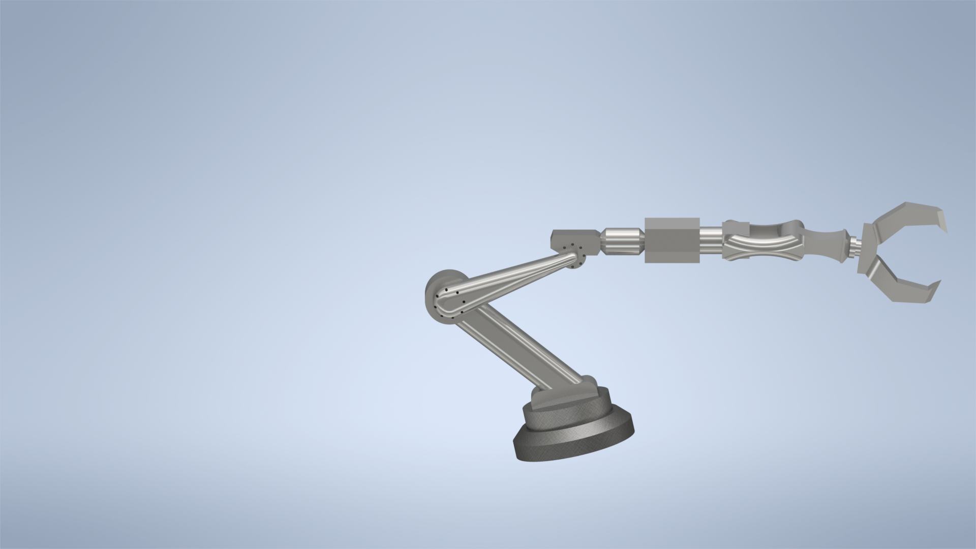 机械加工的机器人手臂