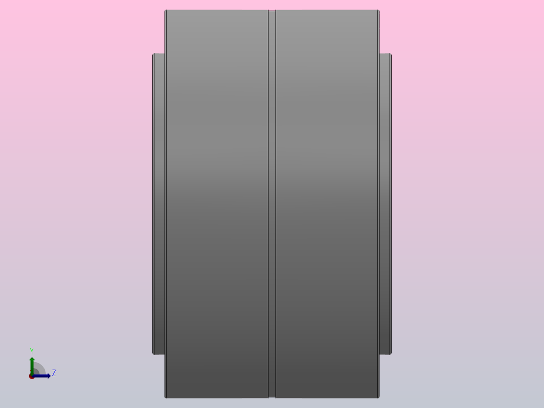 轧机用双列圆锥滚子轴承（350000型）_22系列 352232左视图