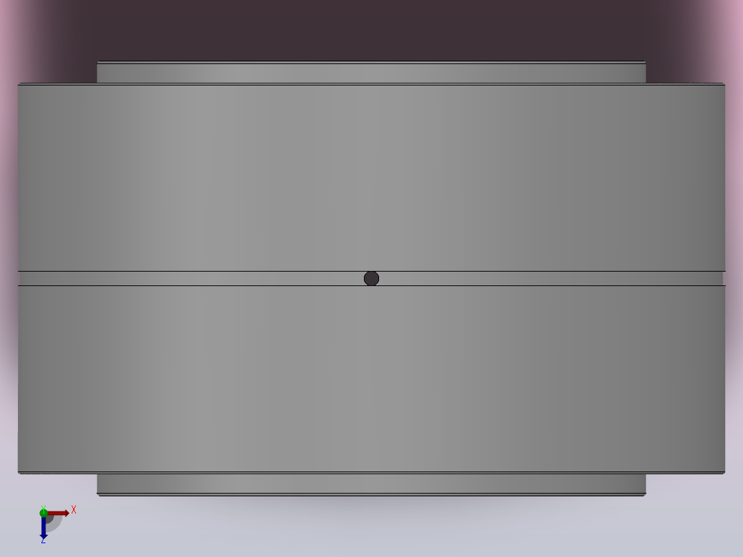 轧机用双列圆锥滚子轴承（350000型）_22系列 352232俯视图