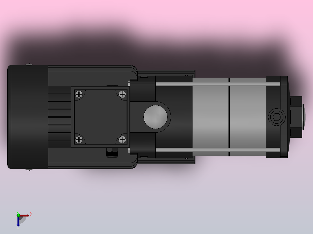 LDPB4系列离心泵[LDPB4-50 三相]俯视图