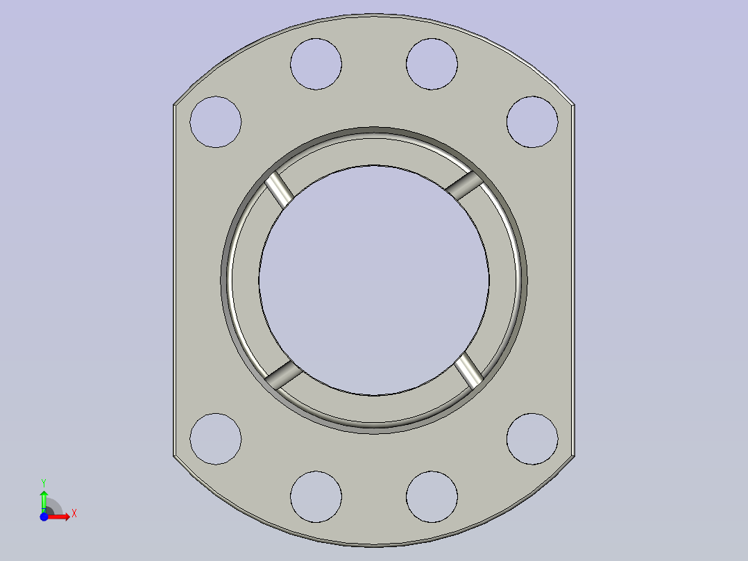DFU型滚珠丝杠滚珠丝杆DFUR4010-4_1前视图