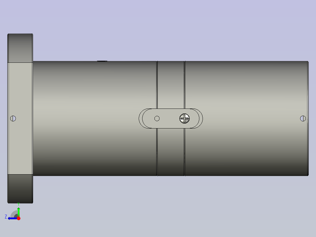 DFU型滚珠丝杠滚珠丝杆DFUR4010-4_1右视图