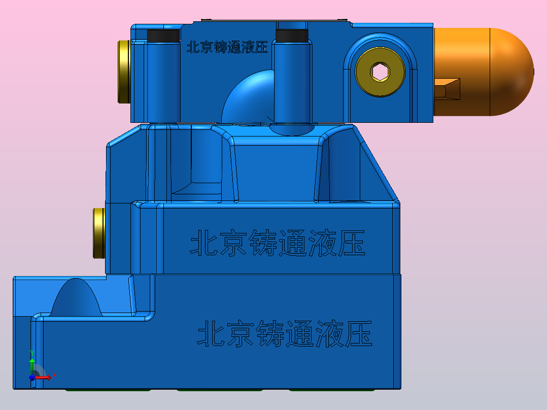 DA20-2 先导式卸荷溢流阀前视图