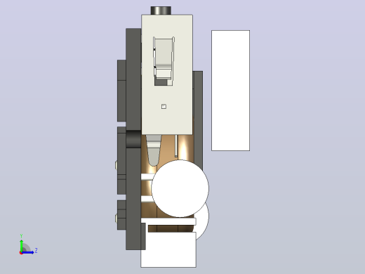 LED双USB PD快充5A 100W Type-C USB移动电源18650充电模块带温度保护左视缩略图
