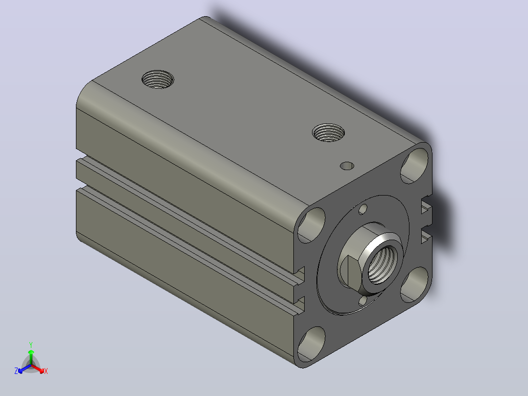 气缸RTM-sd40x40n_asm主视图