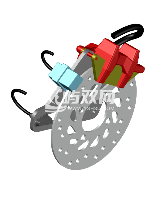 后盘式制动器，配备自动喷涂机和热传感器缩略图