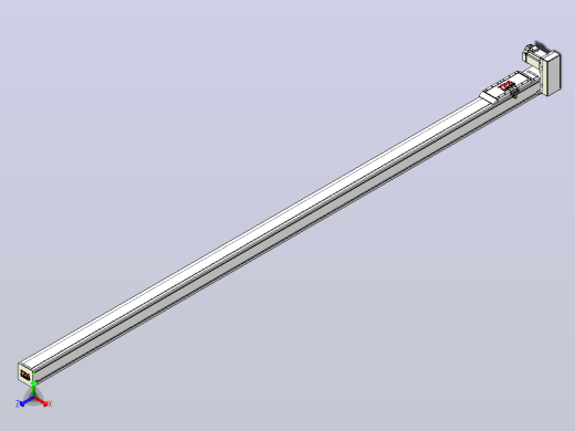 伺服电机集成皮带传动直线执行器TPA-OCB-100-192-L3050-LU-P75-N3主视缩略图