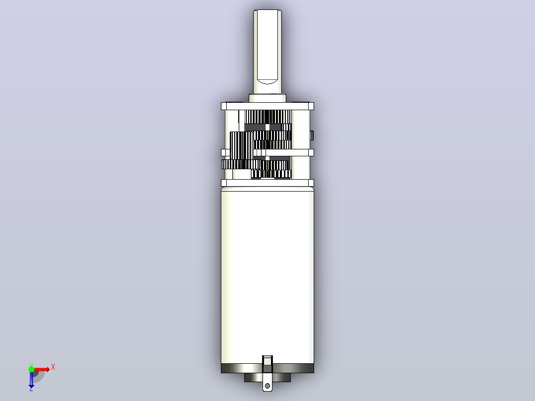 JGA12-N30DC马达[JGA12-N30-30K]减速电机俯视图
