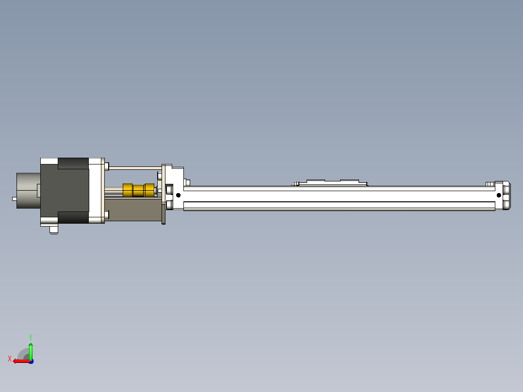 THK KR20 线性执行器轨道 MOD后视图