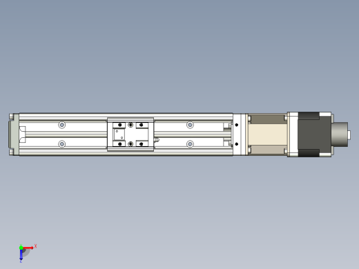 THK KR20 线性执行器轨道 MOD俯视缩略图