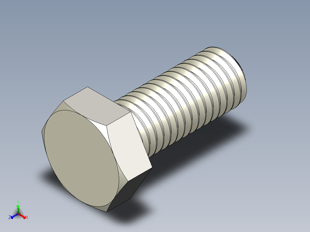 DIN_EN_ISO_4017_M10x25.ipt六角螺栓主视图