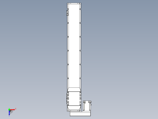 滚珠丝杠直线轴内置导轨TPA-GCR-150-2010C-L900-ML-M75-N3俯视缩略图