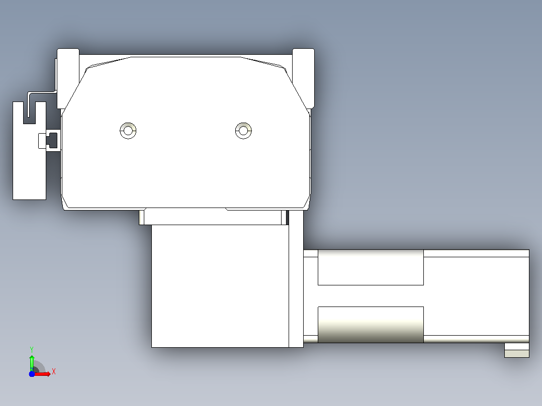 MTB10标准皮带滑台[MTB10-300-RD-P10-C3]前视图