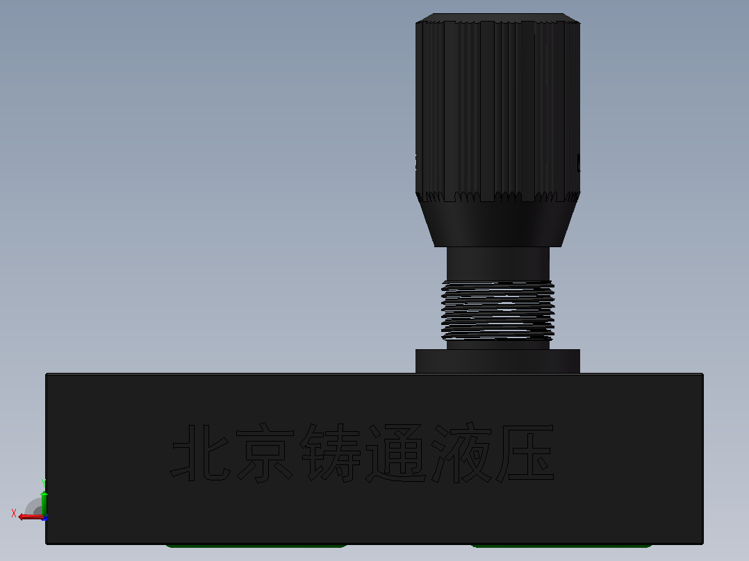 DVP40 节流截止阀后视图