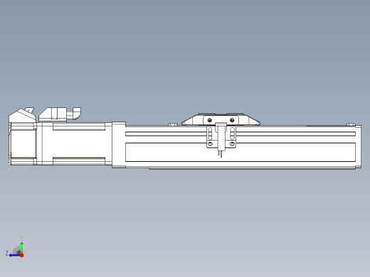 滚珠丝杠直线轴带导轨全封闭TPA-HCR-40S-0802C-L60-M-Y-P10-N3右视缩略图