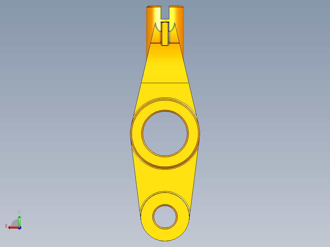 牛头刨床移动架M8孔夹具设计后视图