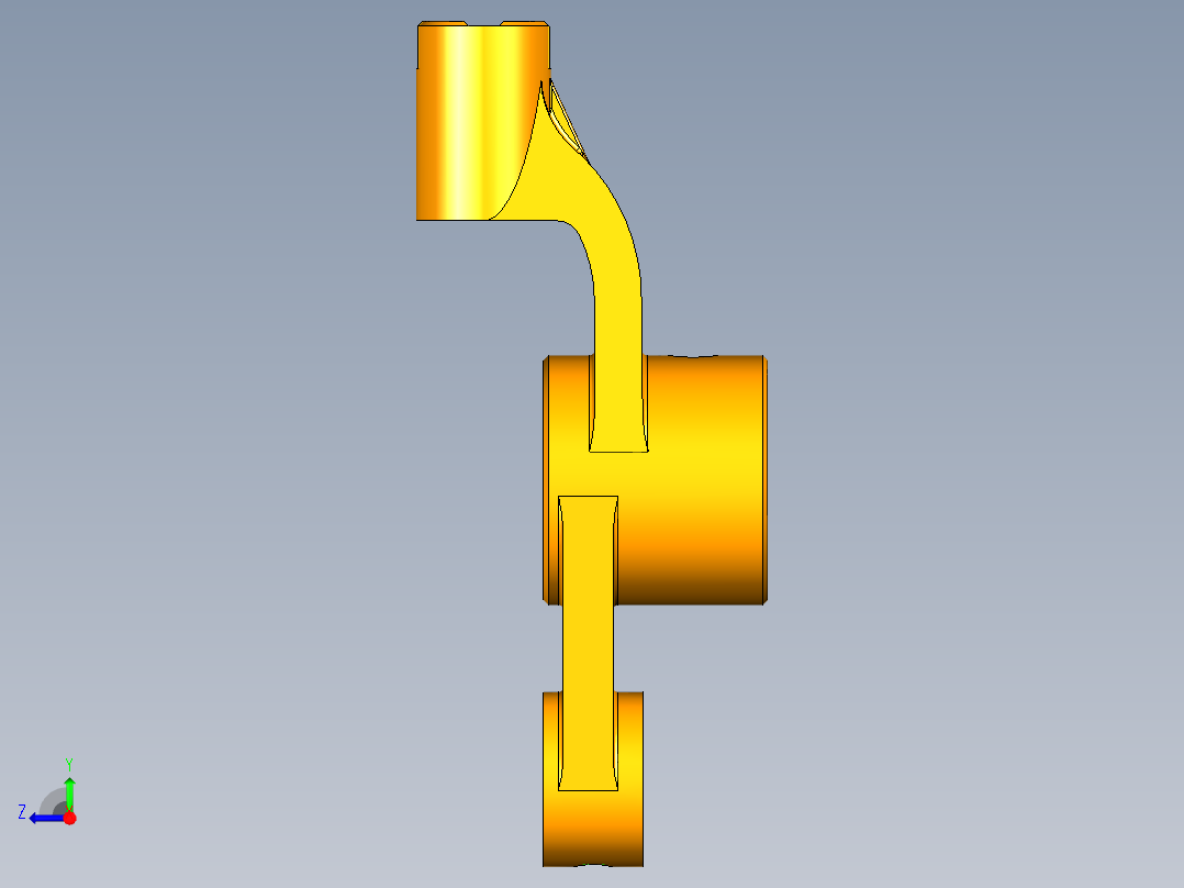 牛头刨床移动架M8孔夹具设计右视图