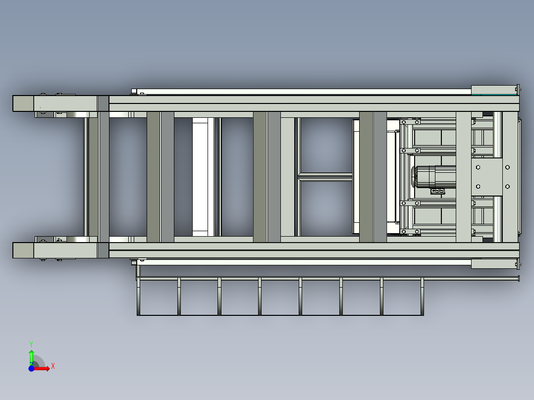 翻斗式提升机（IGS）前视图