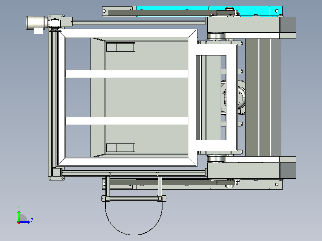 翻斗式提升机（IGS）左视图