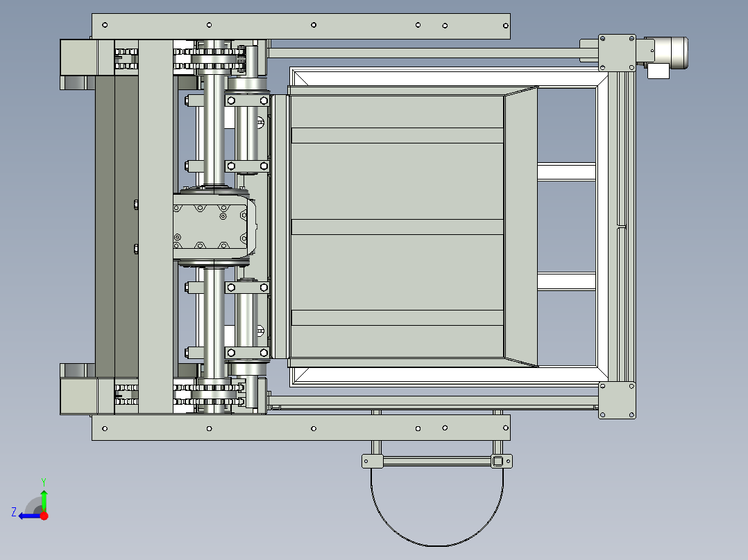 翻斗式提升机（IGS）右视图