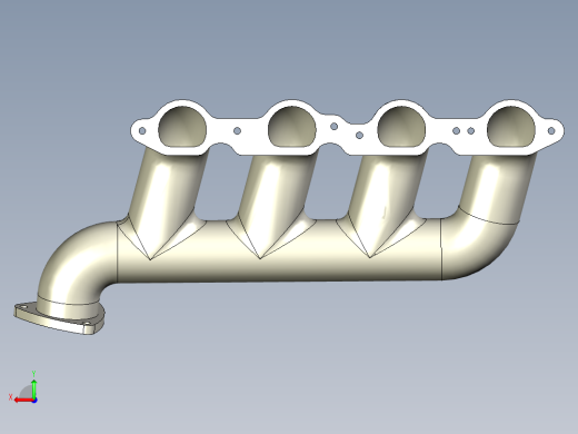 雪佛兰汽车的排气管模型后视缩略图