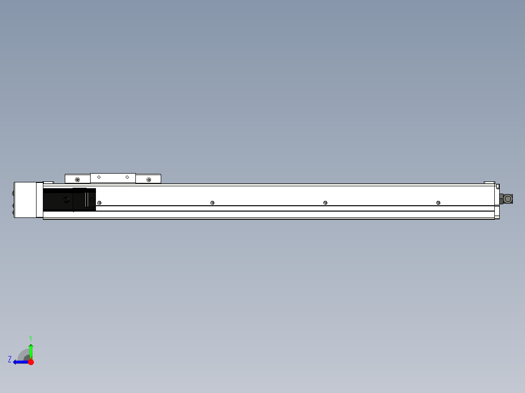 Toyo东佑达直线模组-ECH12-550-BL-100W右视图